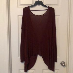 Open back sweater